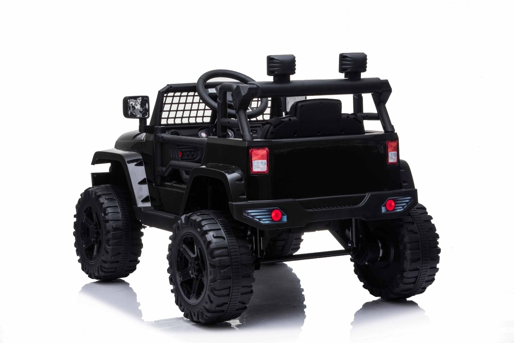 Voiture électrique enfants 12V OFFROAD, noire, batterie 12V, avec télécommande 2,4 GHz