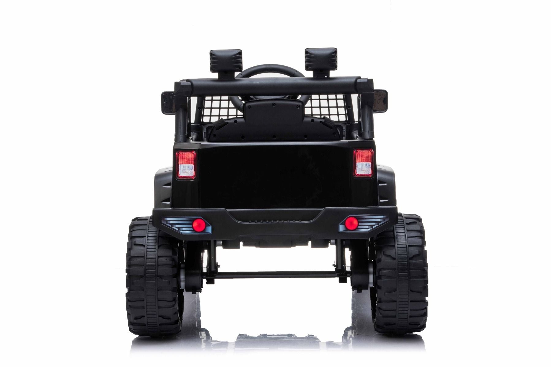 Voiture électrique enfants 12V OFFROAD, noire, batterie 12V, avec télécommande 2,4 GHz