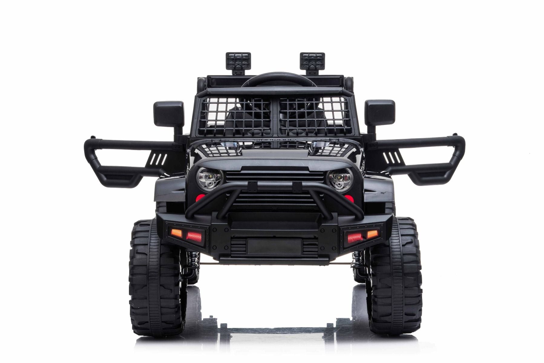 Voiture électrique enfants 12V OFFROAD, noire, batterie 12V, avec télécommande 2,4 GHz
