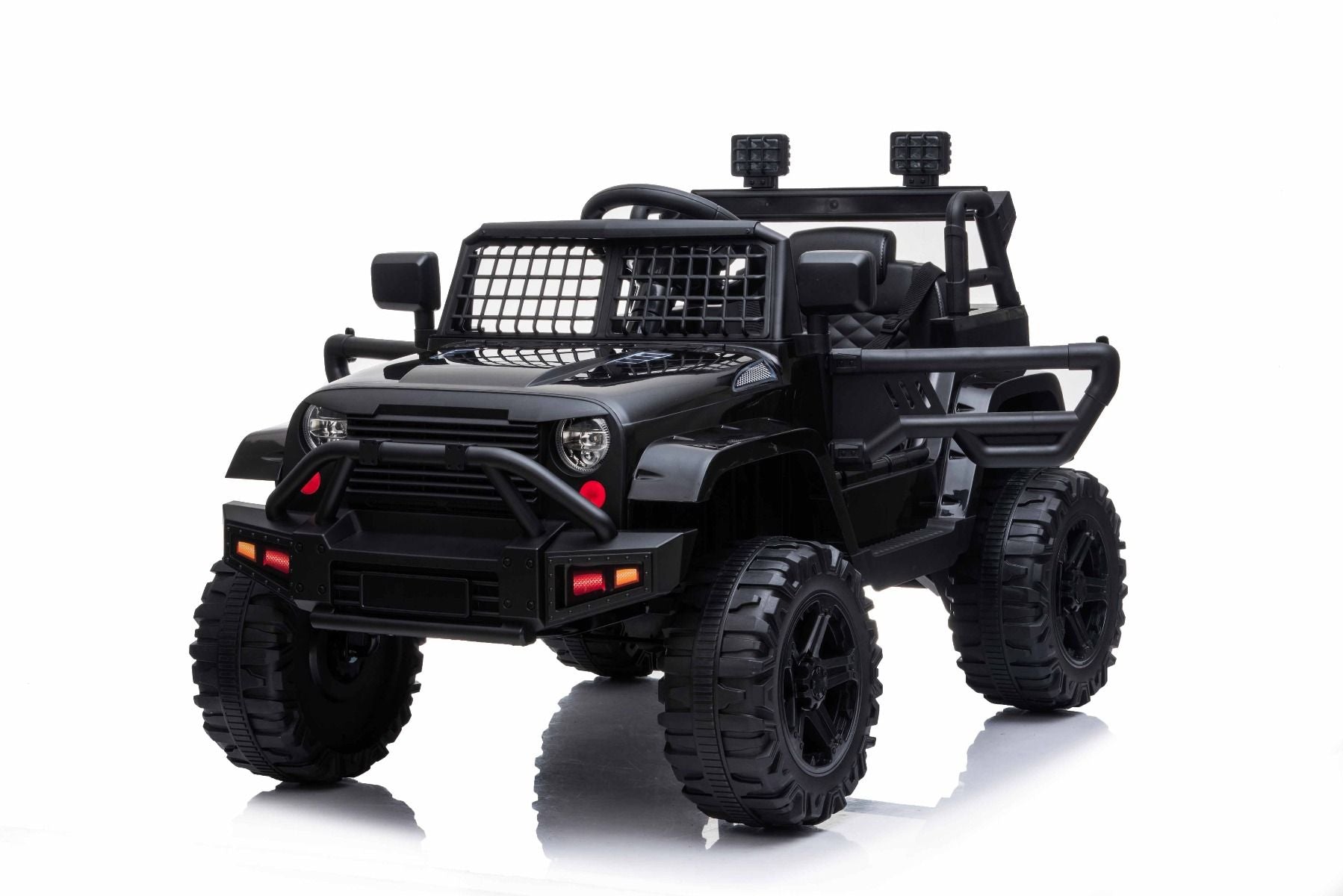 Voiture électrique enfants 12V OFFROAD, noire, batterie 12V, avec télécommande 2,4 GHz