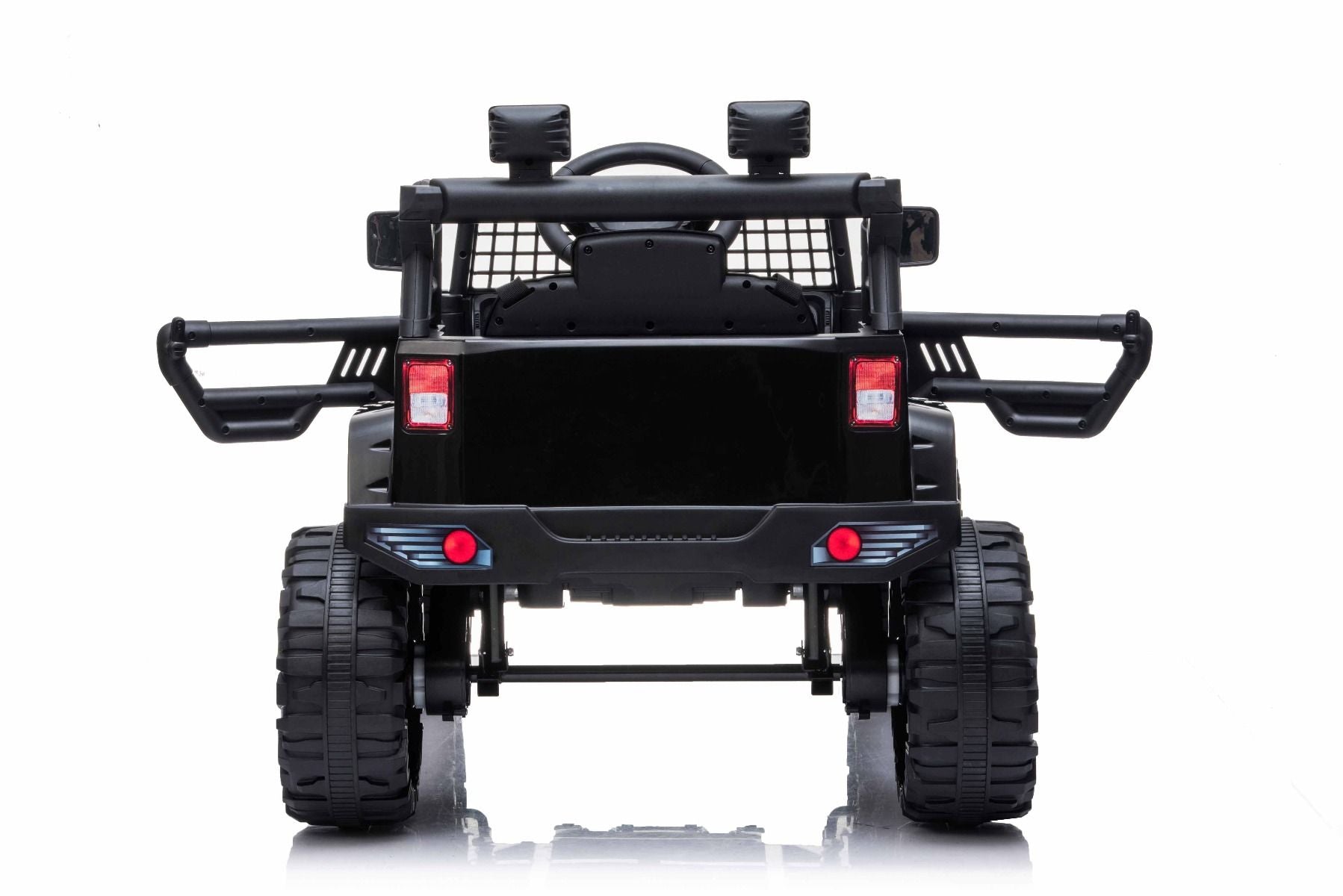 Voiture électrique enfants 12V OFFROAD, noire, batterie 12V, avec télécommande 2,4 GHz