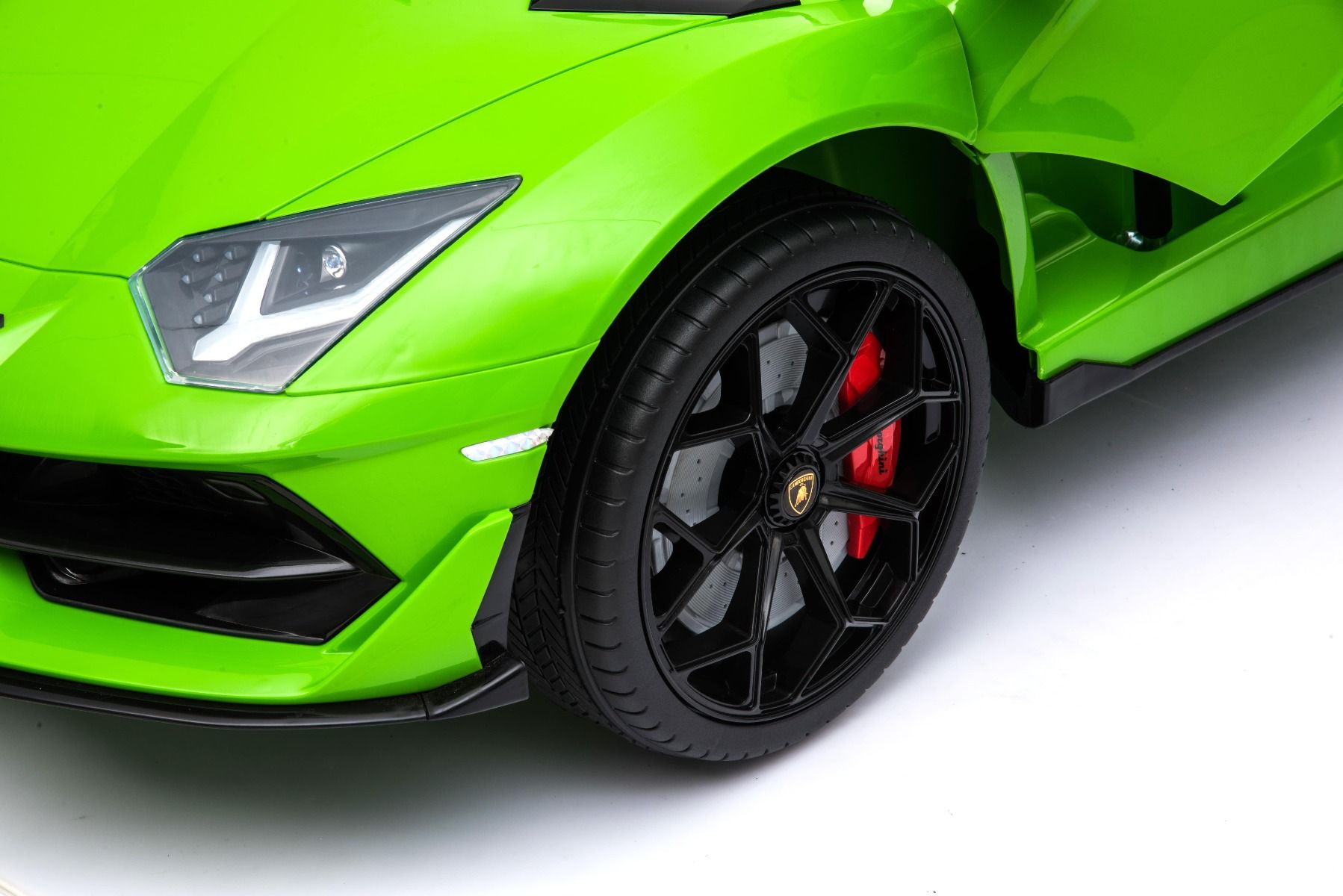 Voiture electrique enfànt 12V 2 places lamborghini Aventador, Vert, avec télécommande 2,4 Ghz, Moteur 2 x 12V, Licence d'origine