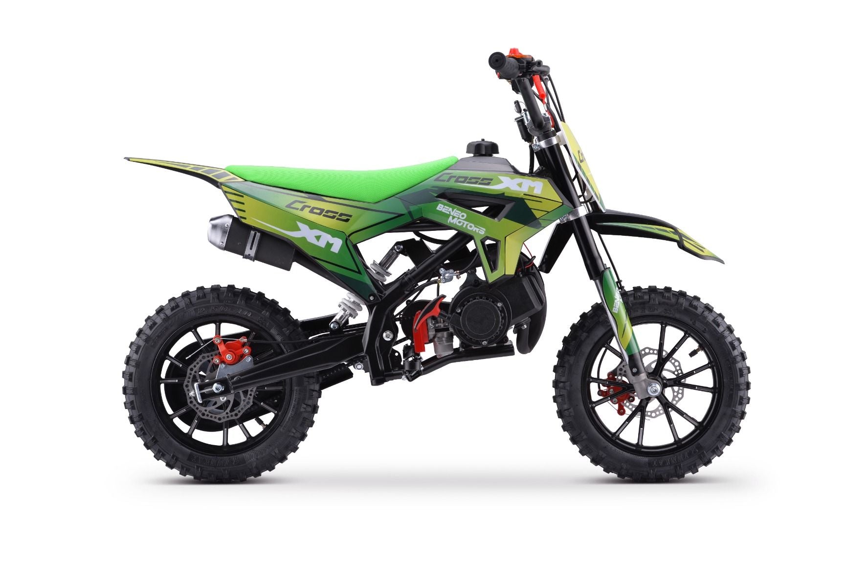 Moto-cross pour enfants Beneo Motors CROSS XM Vert - 50cc