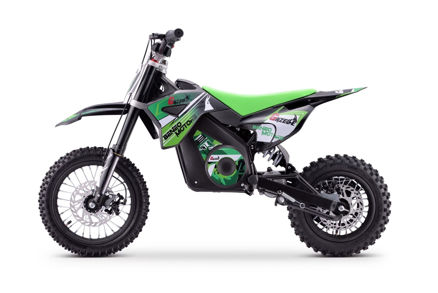 Moto tout-terrain pour enfants Beneo Motors Gazelle Verte - 1000W