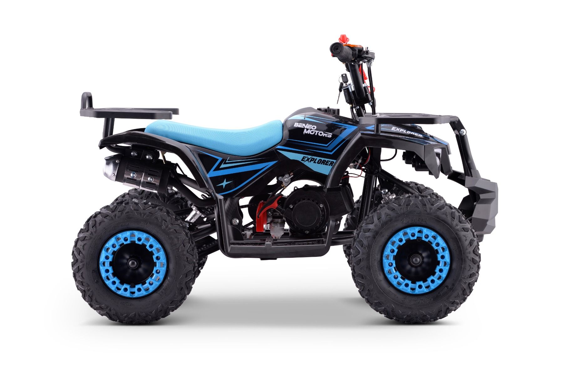 ATV - Mini-Quad pour Enfants Beneo Motors Explorer Bleue - 50cc