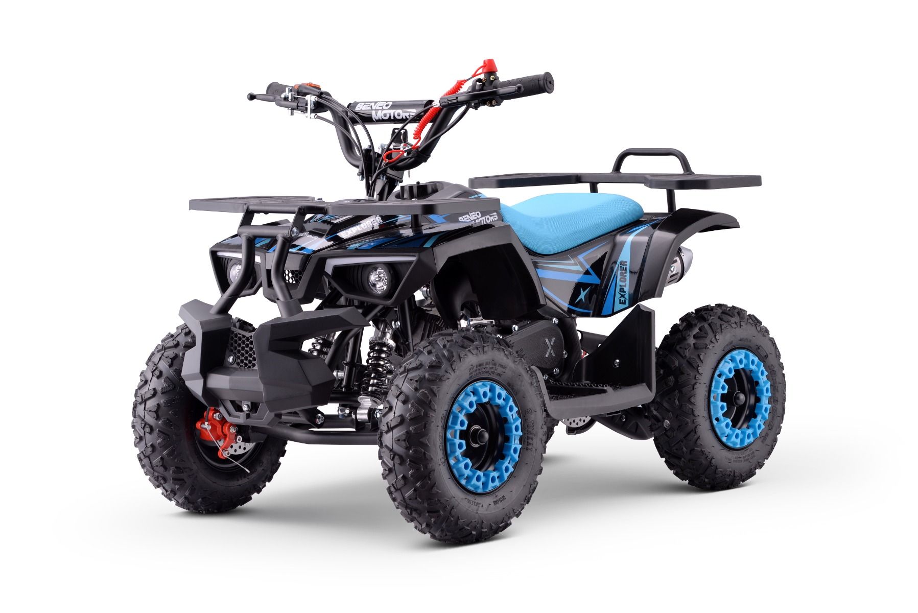 ATV - Mini-Quad pour Enfants Beneo Motors Explorer Bleue - 50cc