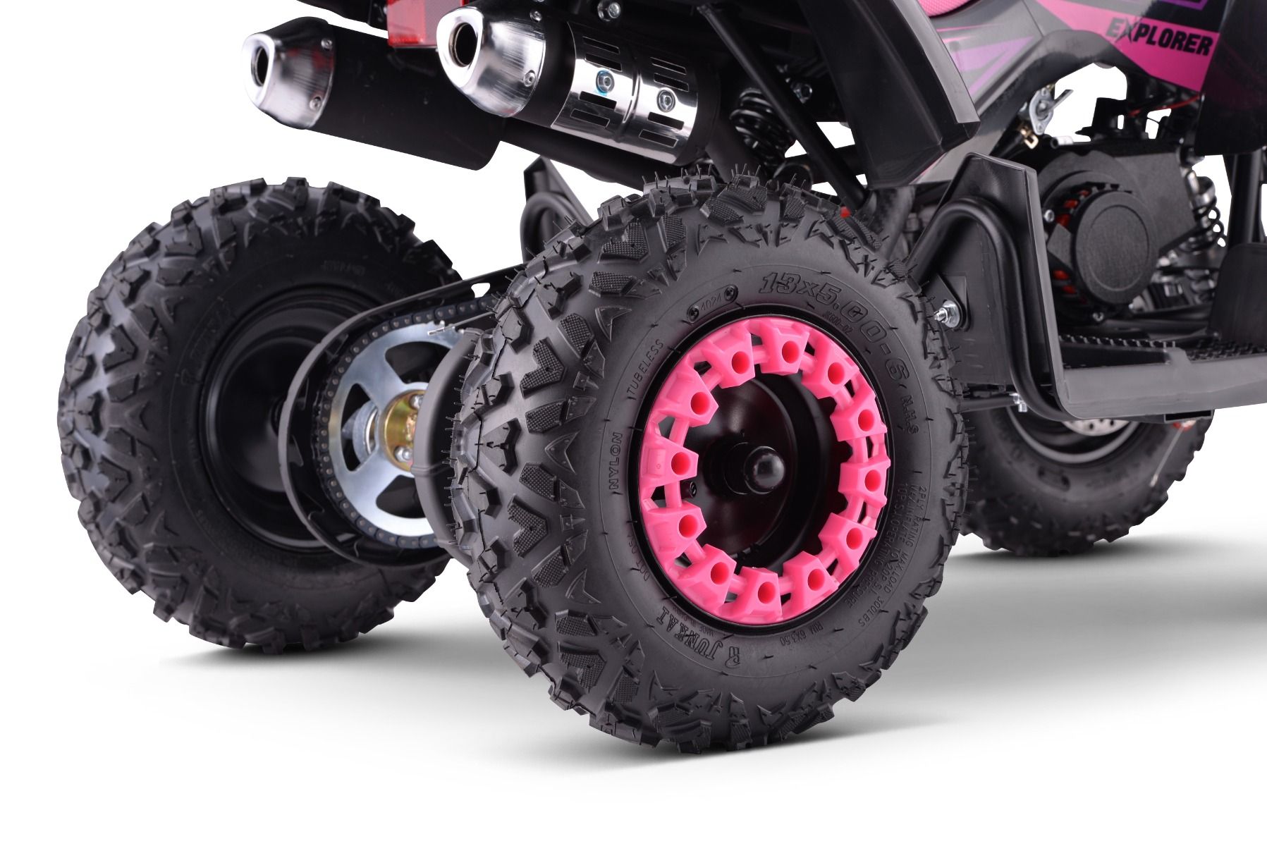 ATV - Mini-Quad pour Enfants Beneo Motors Explorer Rose - 50cc