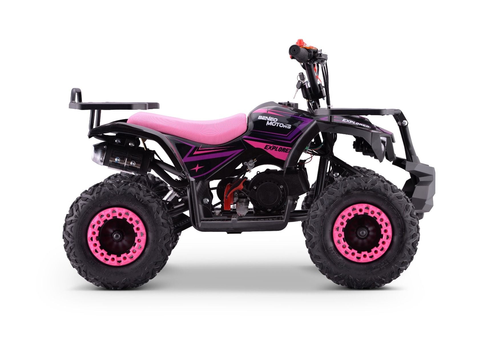ATV - Mini-Quad pour Enfants Beneo Motors Explorer Rose - 50cc