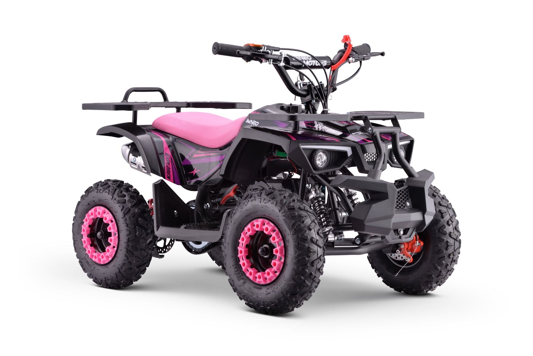 ATV - Mini-Quad pour Enfants Beneo Motors Explorer Rose - 50cc