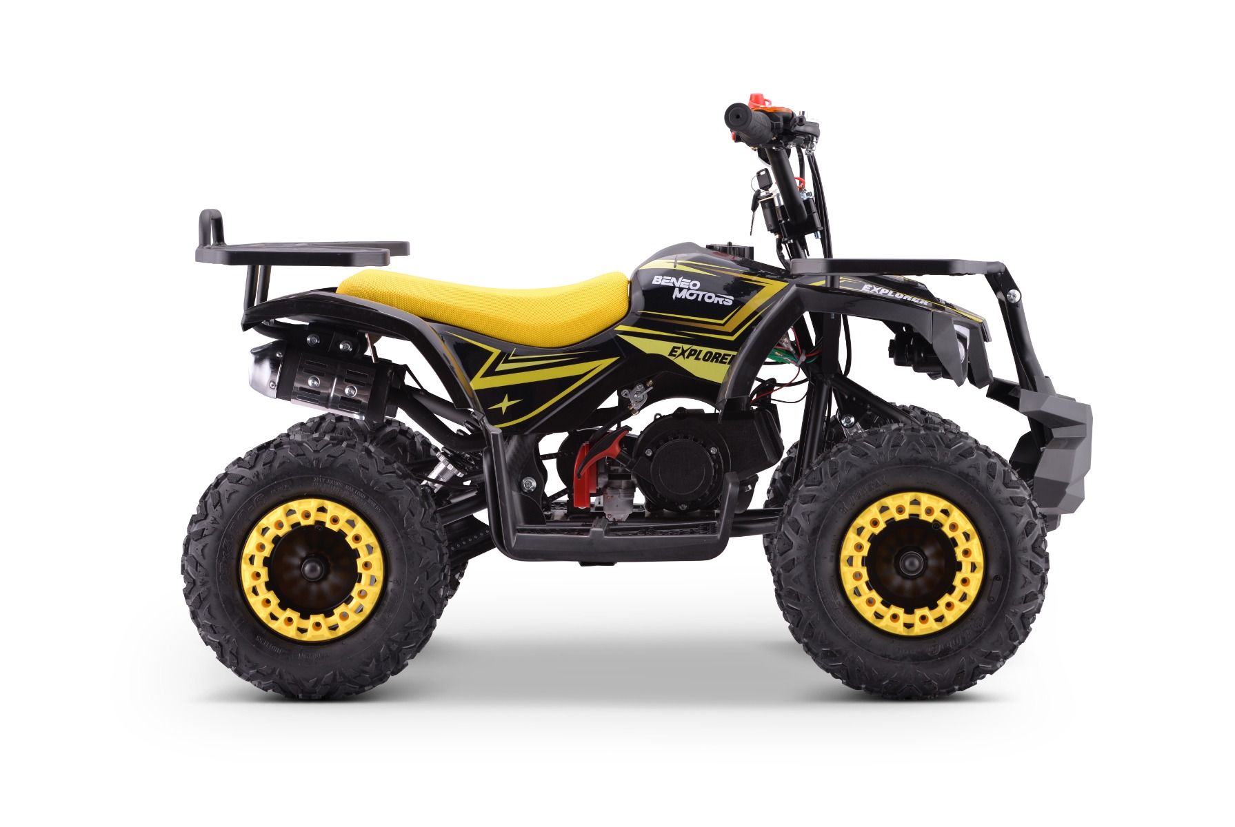 ATV - Mini-Quad pour Enfants Beneo Motors Explorer Jaune - 50cc