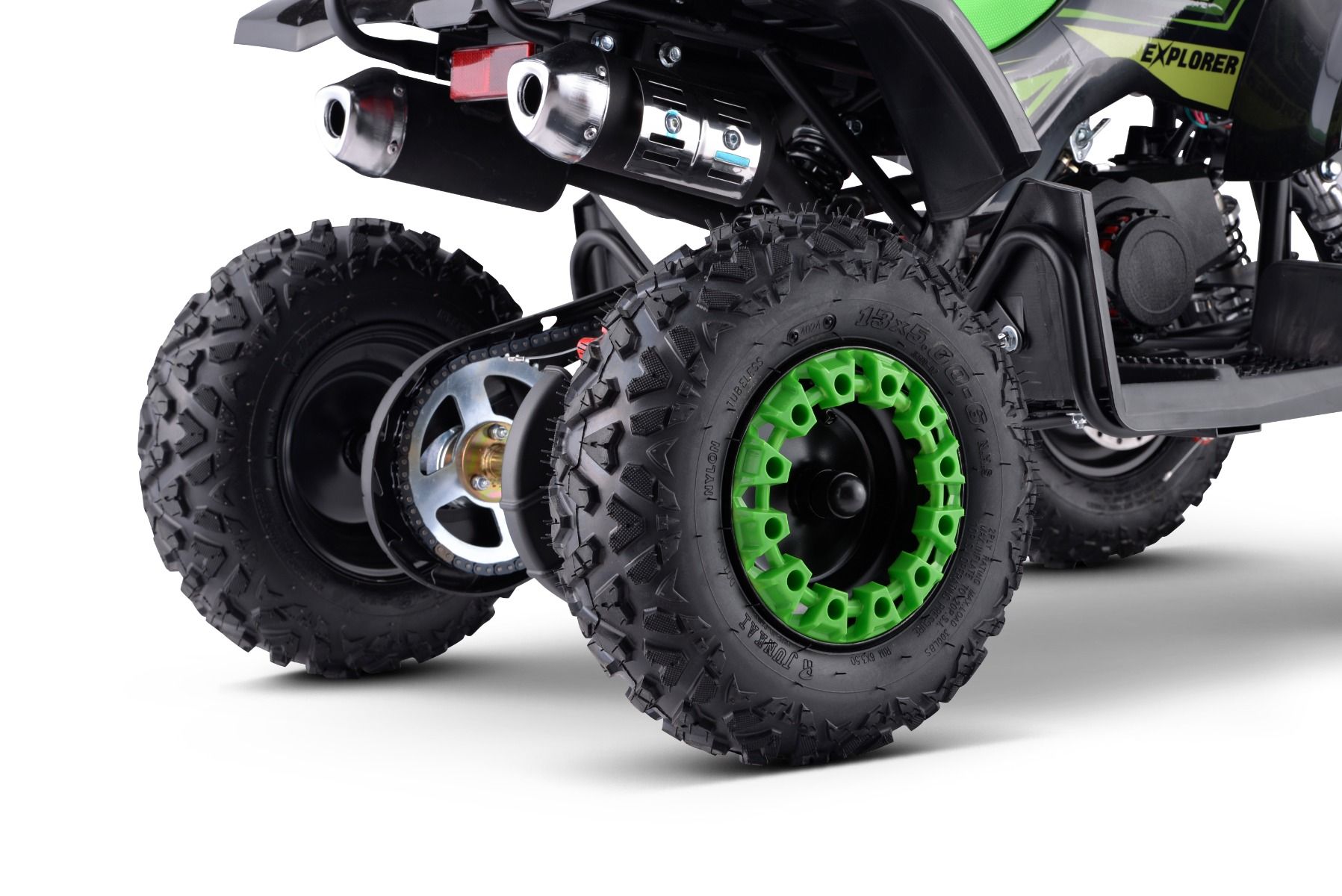 ATV - Mini-Quad pour Enfants Beneo Motors Explorer Verte - 50cc