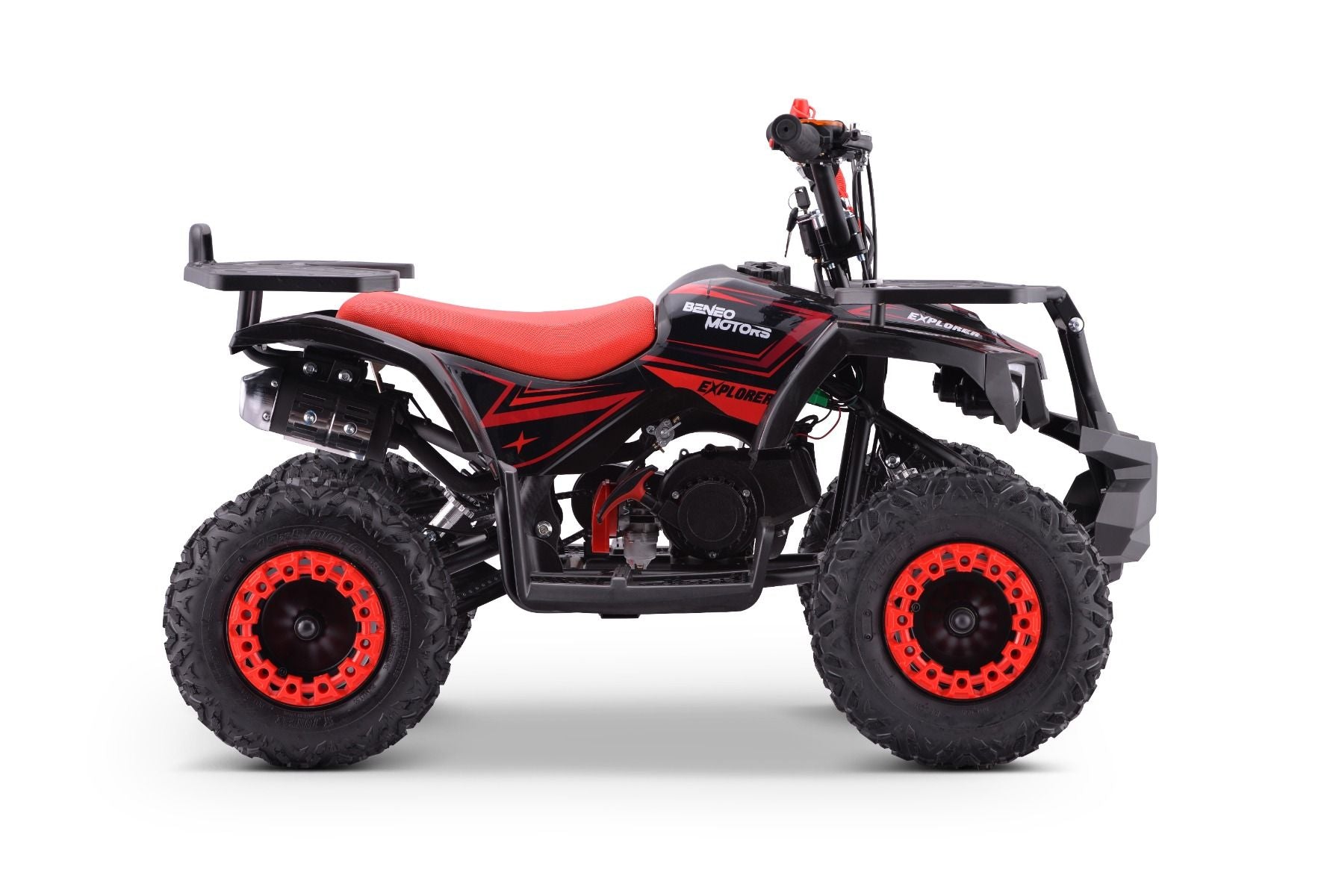 ATV - Mini-Quad pour Enfants Beneo Motors Explorer Rouge - 50cc