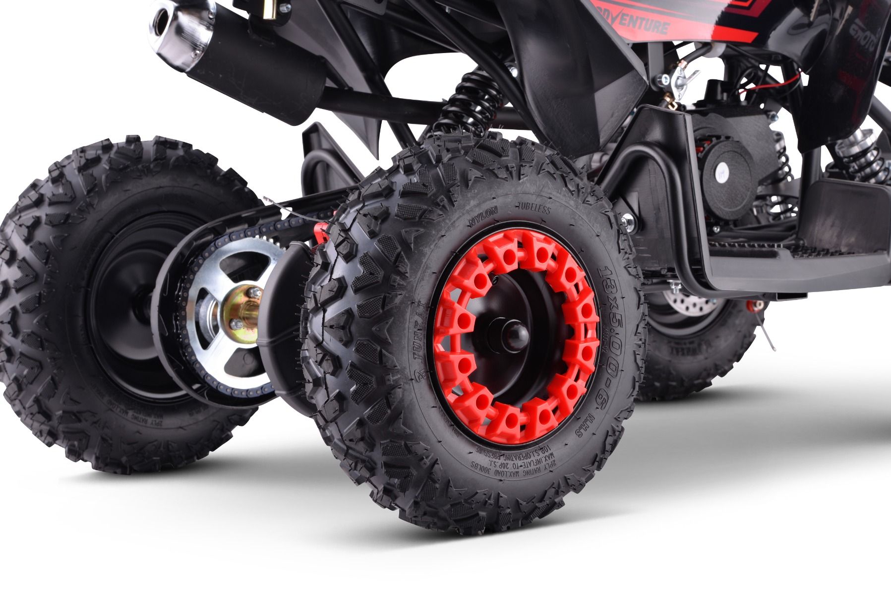 ATV - Mini-quad pour Enfants Beneo Motors Adventure Rouge - 50cc