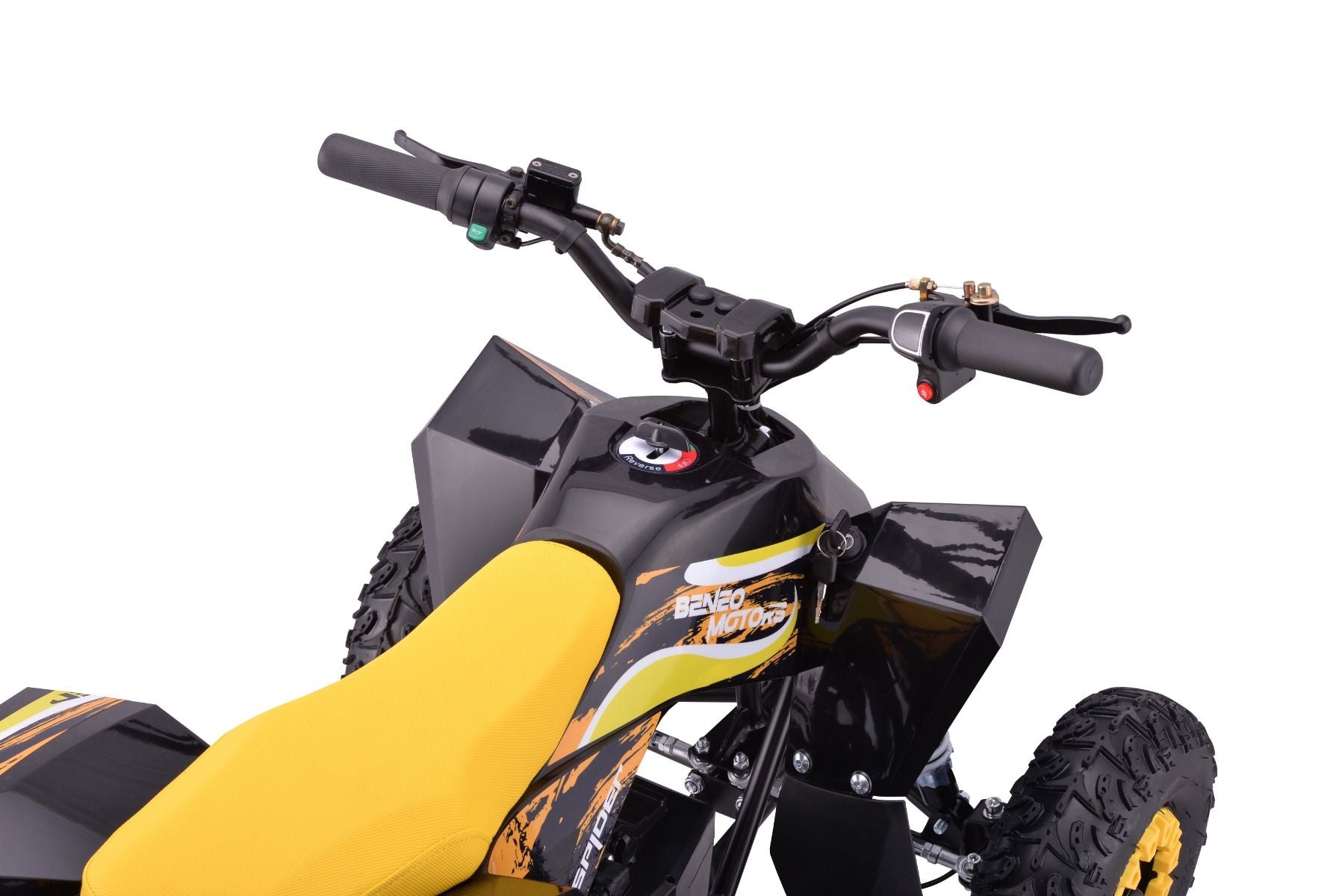ATV électrique - Quad pour enfants Beneo Motors SPIDER Jaune - 1000W