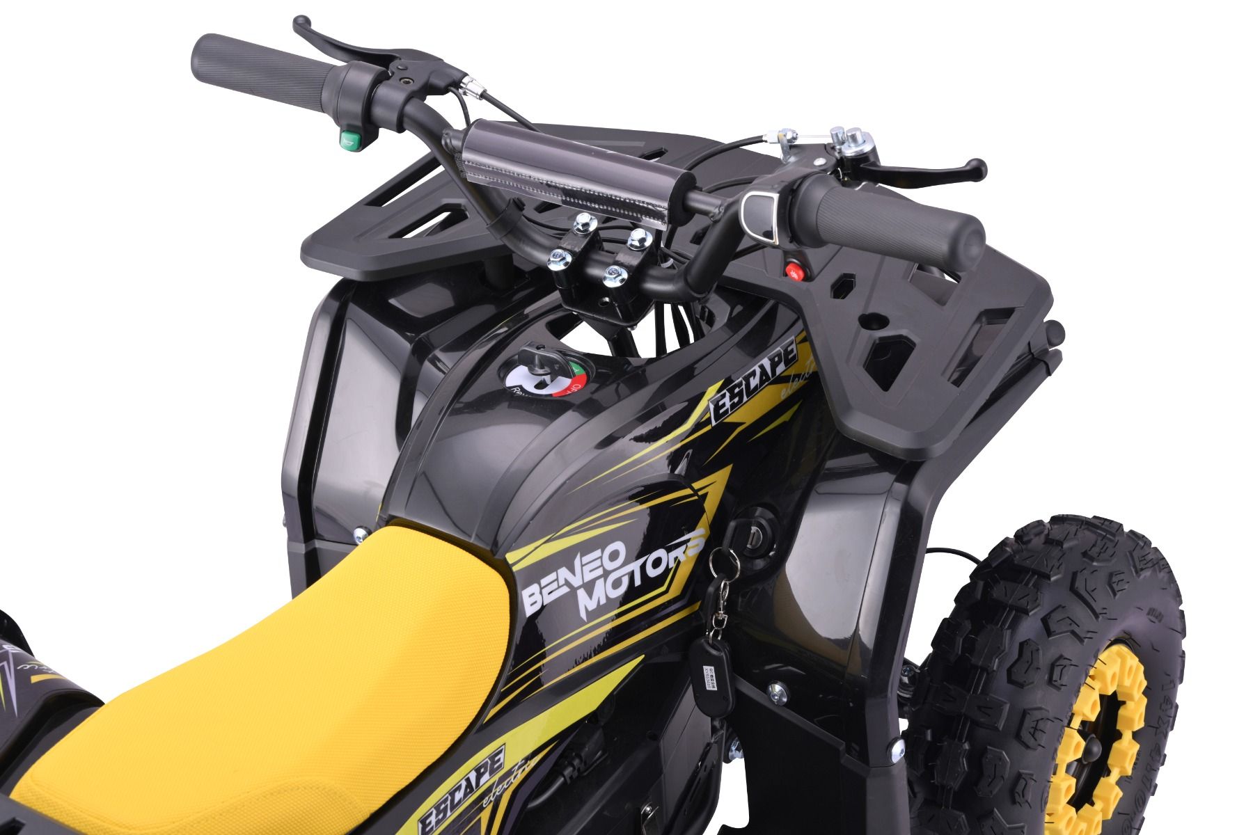 ATV - Pocket Quad pour enfants Beneo Motors ESCAPE Électrique Jaune - 800W
