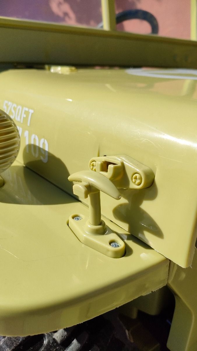 4x4 Voiture électrique enfant 12V 3 places USA ARMY, avec télécommande 2,4 GHz, Batterie 12V14AH, 4 x 4 lecteur