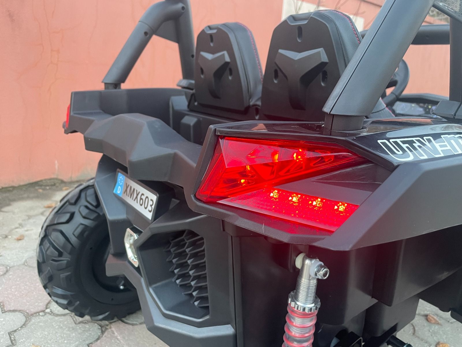 4x4 Voiture electrique enfants 2x12V NEUF RSX Rouge, Buggy electrique enfant 2 places