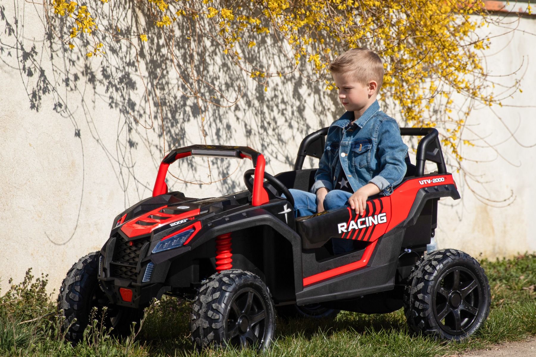 Voiture électrique enfant 24V 2 places UTV XXL, Rouge