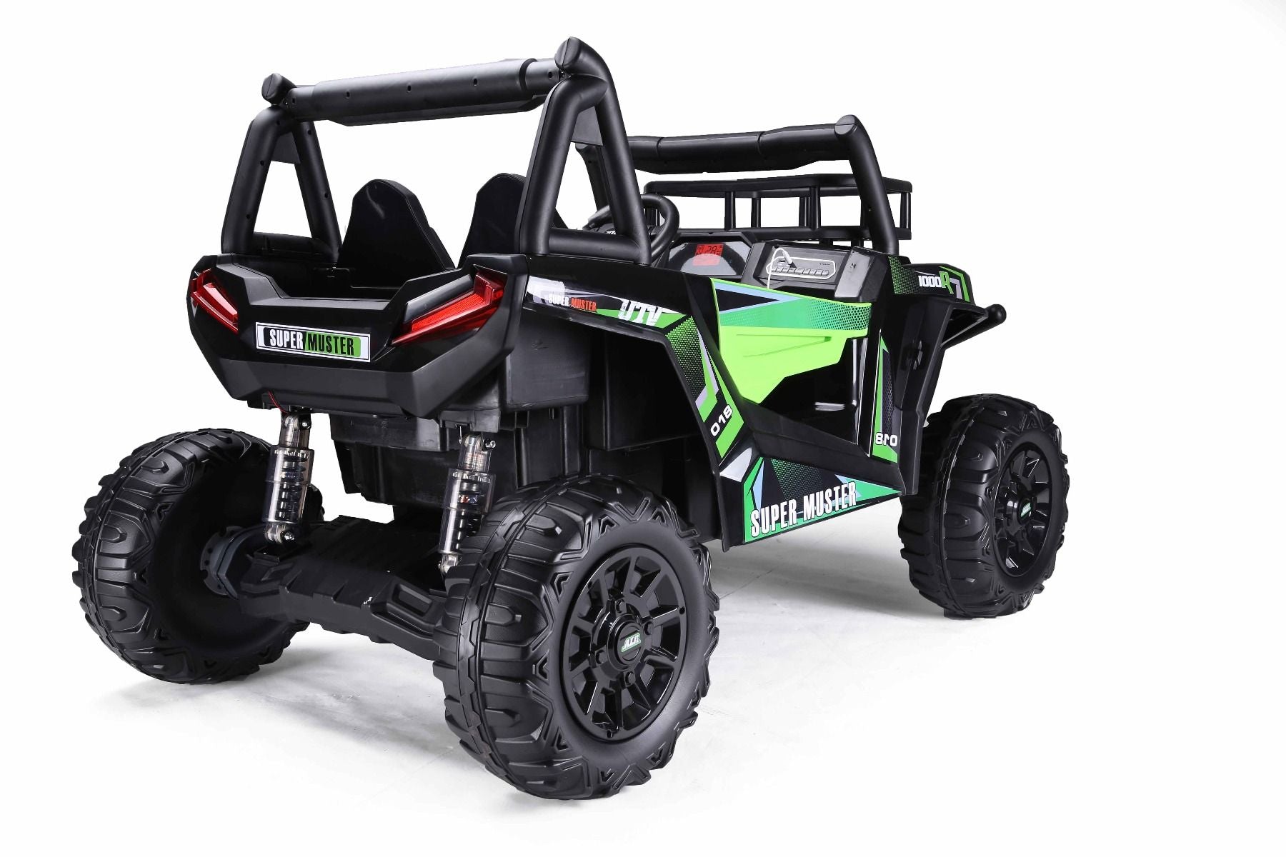 Voiture electrique enfant 24V 2 places UTV MX verte, avec télécommande 2,4 GHz, moteurs 2 X 200 W