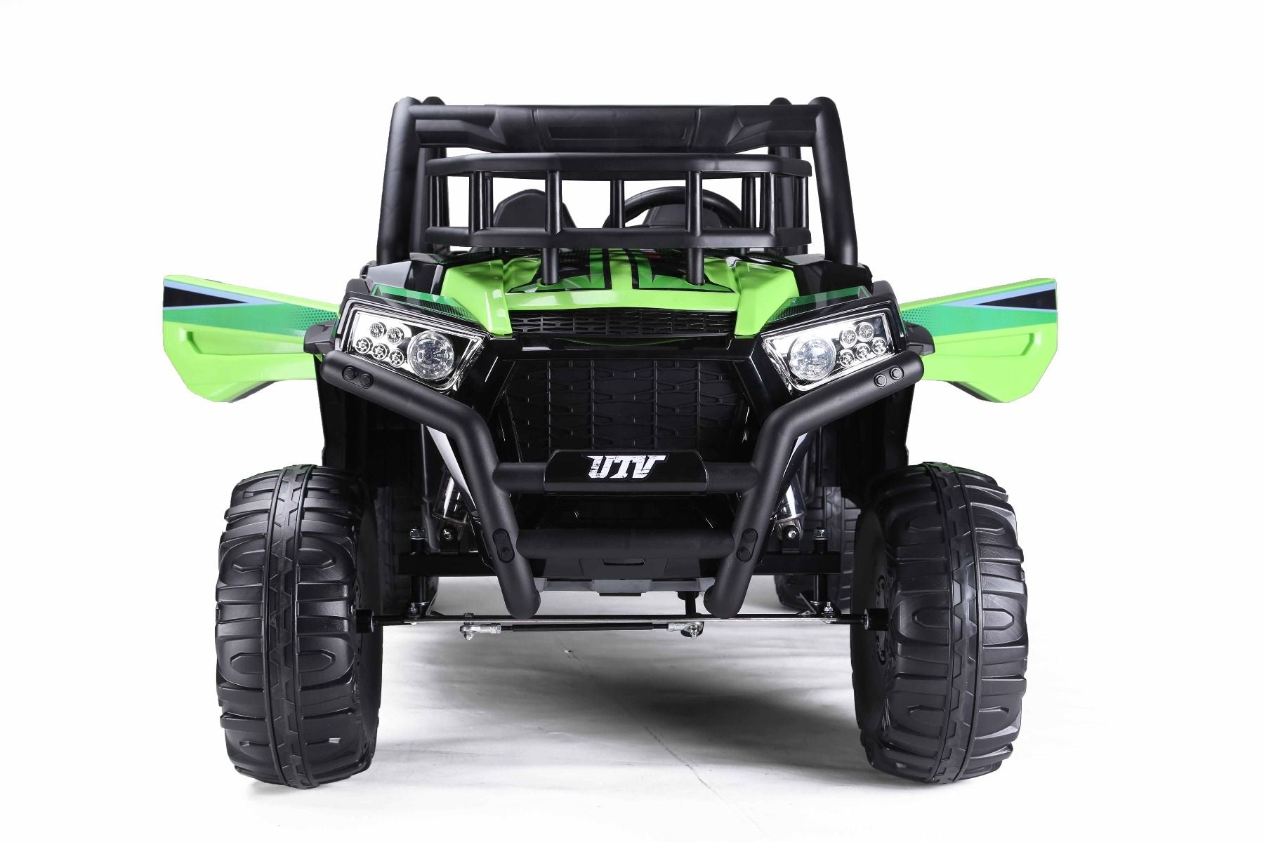 Voiture electrique enfant 24V 2 places UTV MX verte, avec télécommande 2,4 GHz, moteurs 2 X 200 W