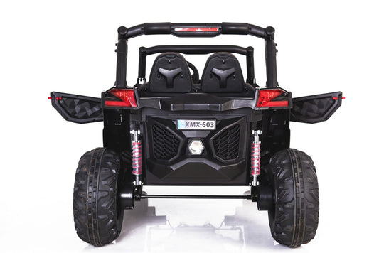 4x4 Voiture electrique enfants 2x12V NEUF RSX Noir, Buggy electrique enfant 2 places