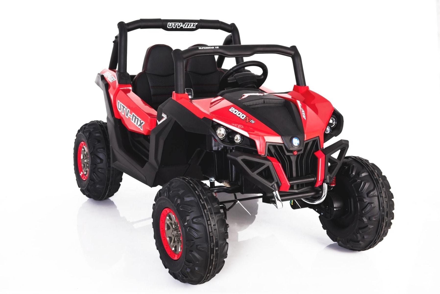 4x4 Voiture electrique enfants 2x12V NEUF RSX Rouge, Buggy electrique enfant 2 places