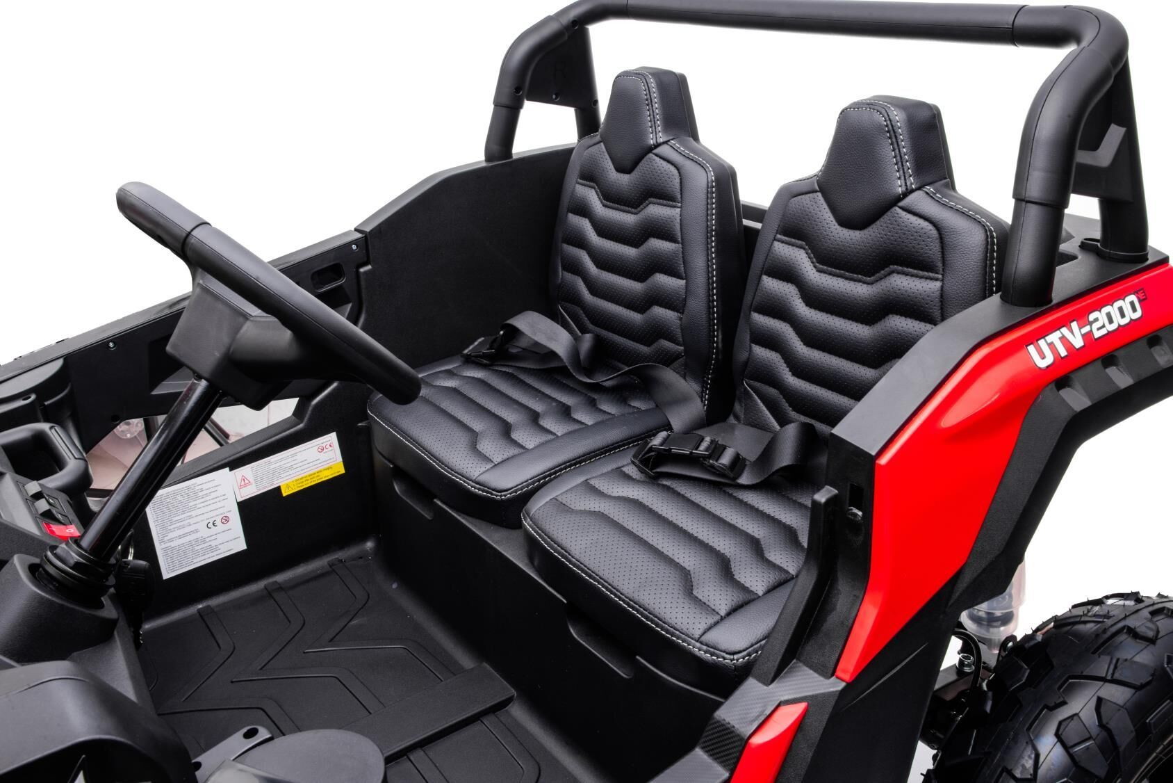 Voiture électrique enfant 24V 2 places UTV XXL, Rouge