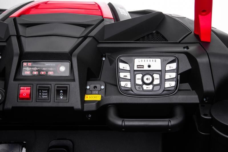 Voiture électrique enfant 24V 2 places UTV XXL, Rouge