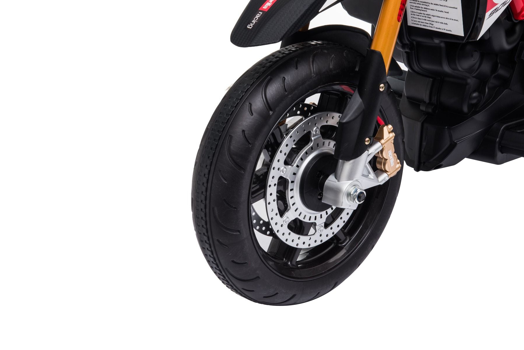 Moto electrique enfànt 12V APRILIA DORSODURO 900, gris, avec licence