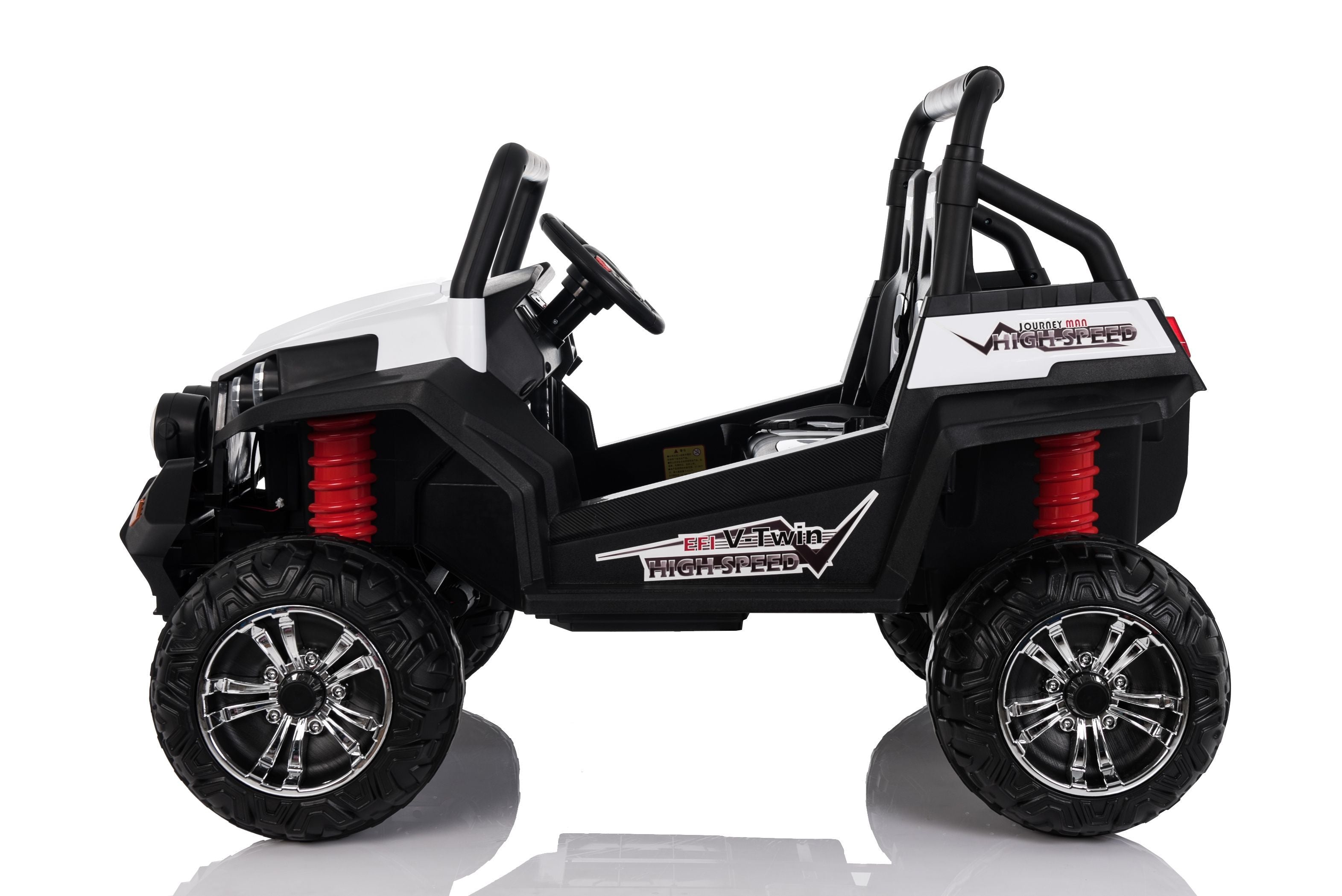 4x4 Voiture electrique enfants 12V RSX Blanc, Buggy electrique enfant 2 places