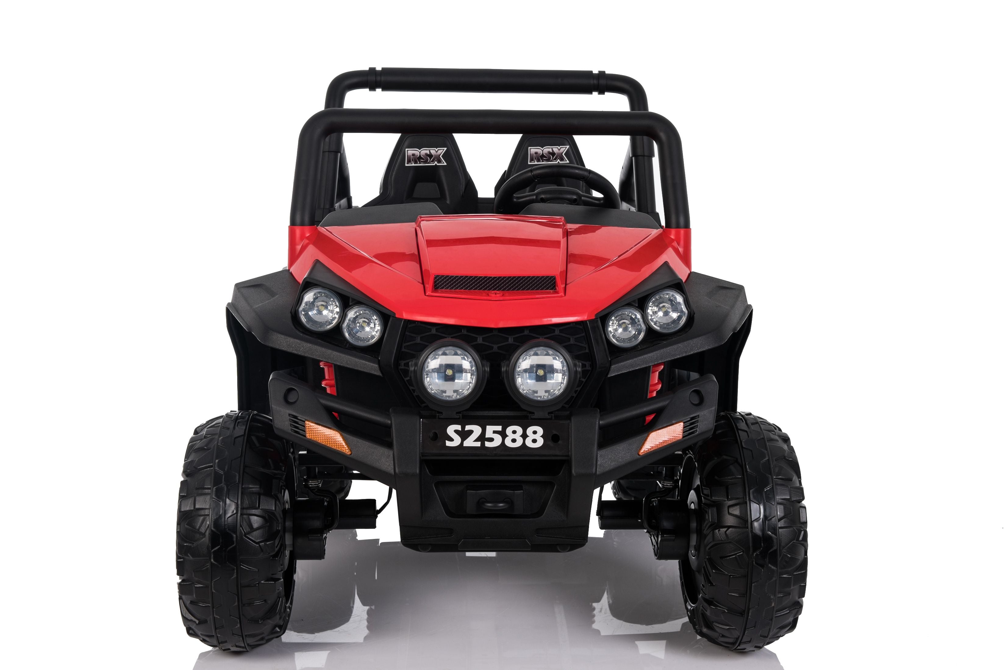 4x4 Voiture electrique enfants 12V RSX Rouge, Buggy electrique enfant 2 places