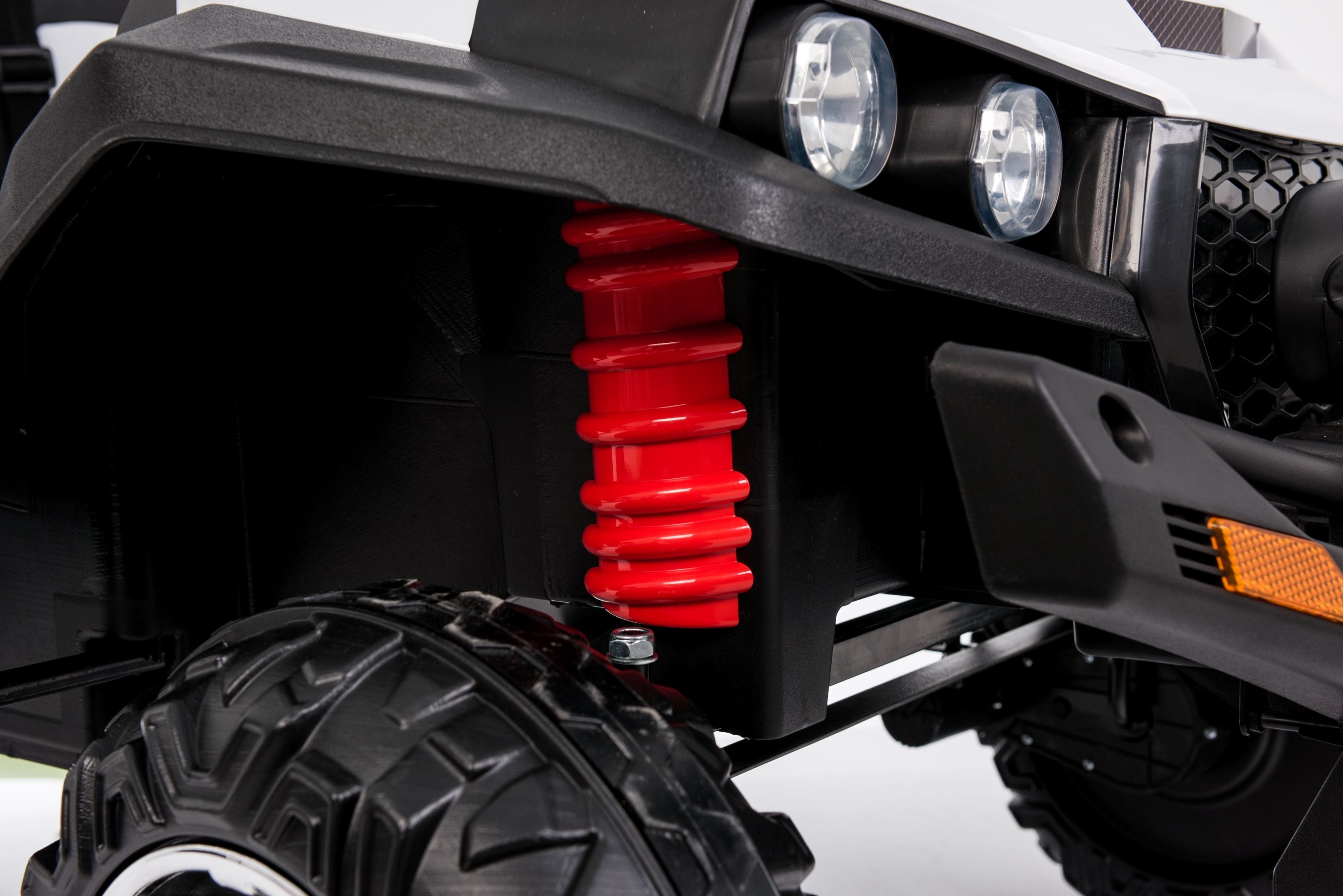 4x4 Voiture electrique enfants 12V RSX Blanc, Buggy electrique enfant 2 places