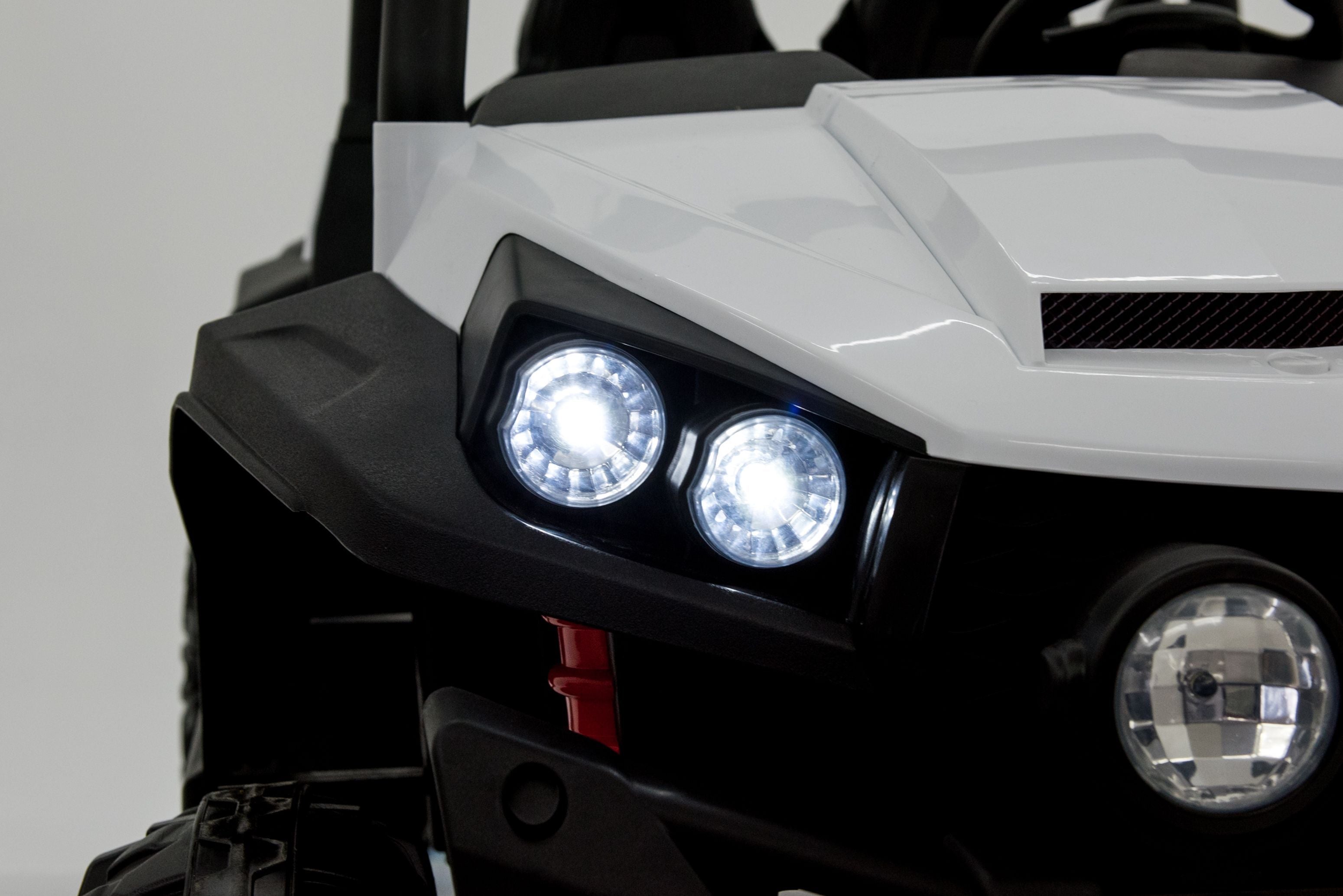 4x4 Voiture electrique enfants 12V RSX Blanc, Buggy electrique enfant 2 places