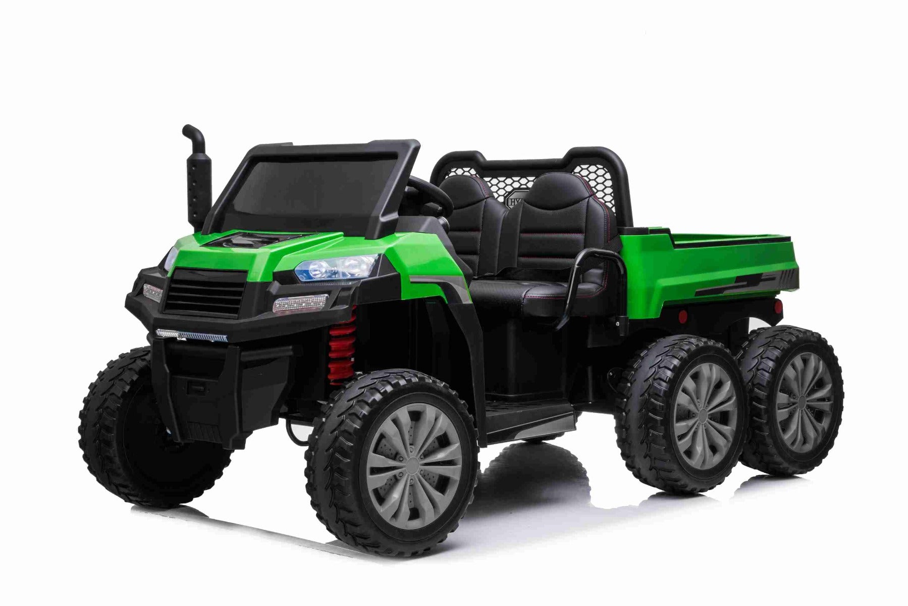 Voiture électrique enfant 12V 2 places agricole sous licence RIDER 6X6 avec avec télécommande 2,4 GHz, 4 roues motrices