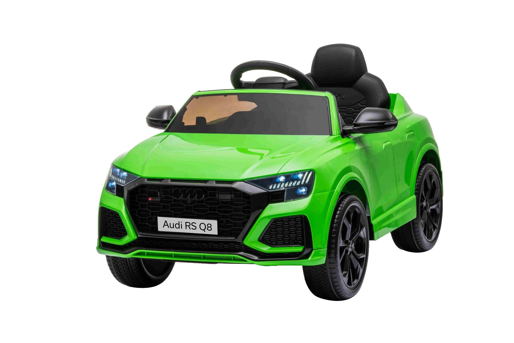 Voiture electrique enfants 12V, Audi RSQ8, verte avec télécommande 2,4 Ghz