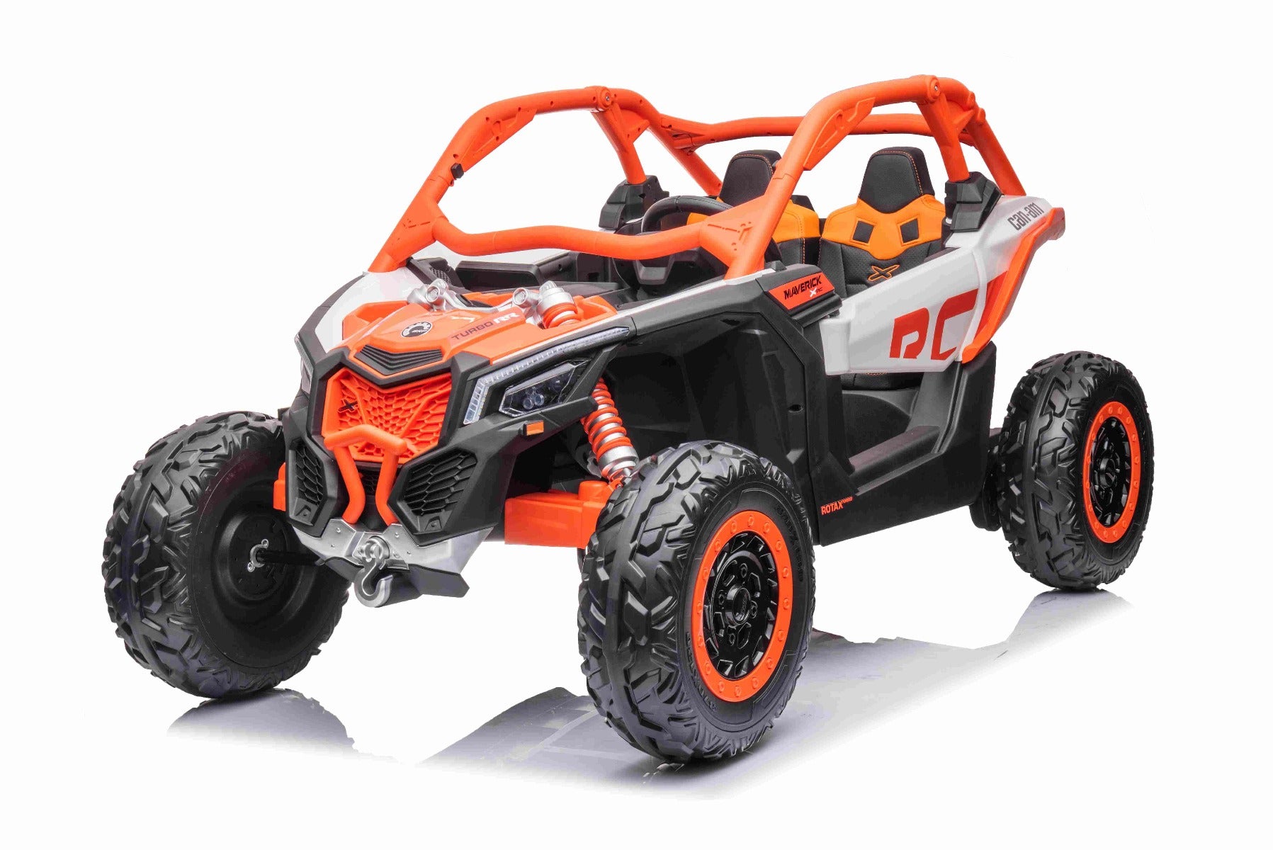 4x4 Voiture électrique enfants 2 places 12V Can-am Maverick, orange