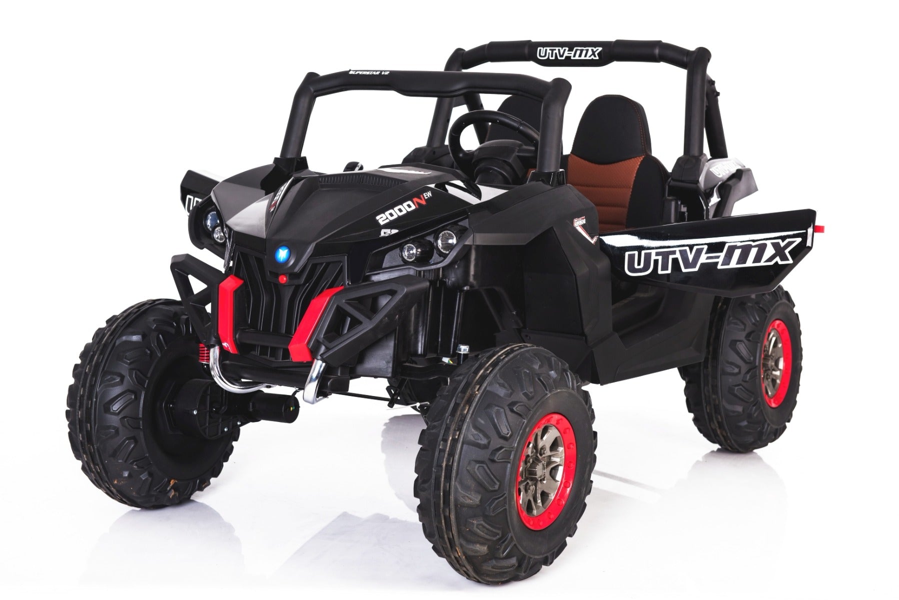 4x4 Voiture electrique enfants 2x12V NEUF RSX Noir, Buggy electrique enfant 2 places